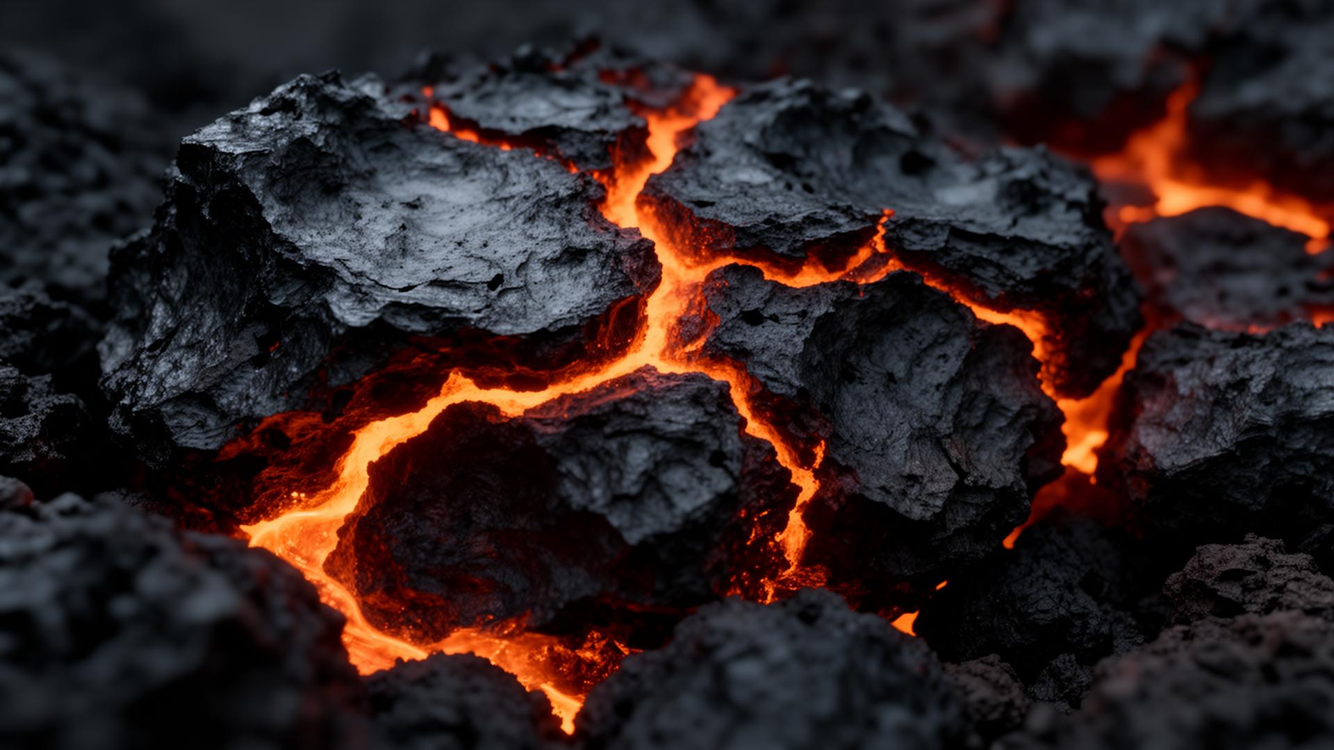 Volcanic lava texture representing Lava Rock Smoke Shop