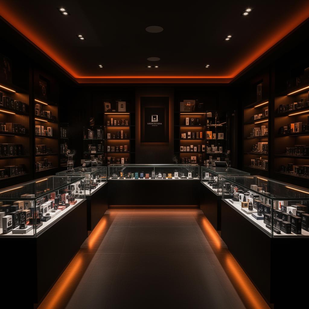 Inside Lava Rock Smoke Shop in Las Cruces